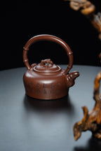 储立之大师｜中国陶瓷艺术终身成就奖获得者｜典藏重器【梅竹双亲提梁套组】原矿优质·特级紫泥·750cc