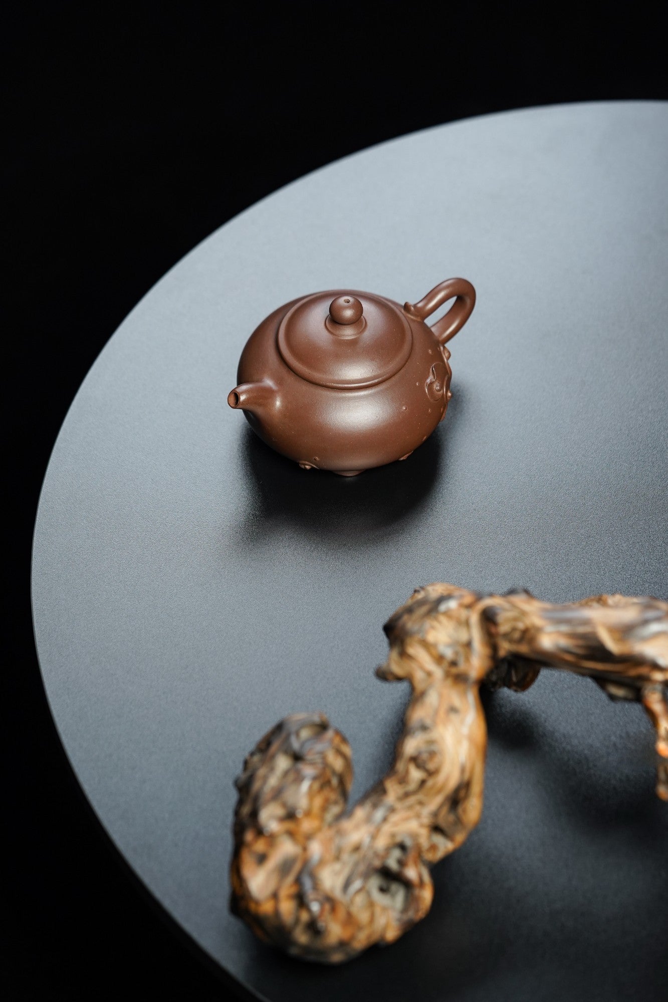 储立之大师｜中国陶瓷艺术终身成就奖获得者｜典藏重器【潮升壶】原矿优质紫泥·320cc