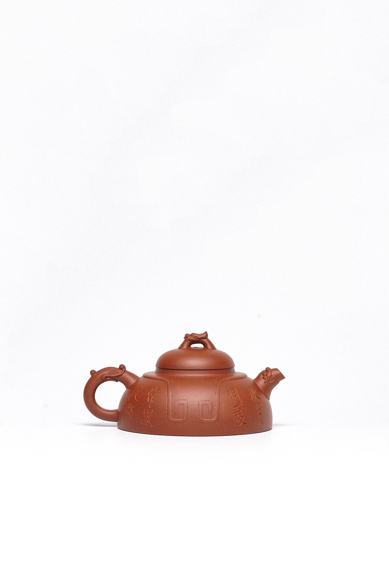【紫砂臻品·礼藏首选】周建春大师扛鼎之作《龙赢壶》原矿优质底槽清·240cc