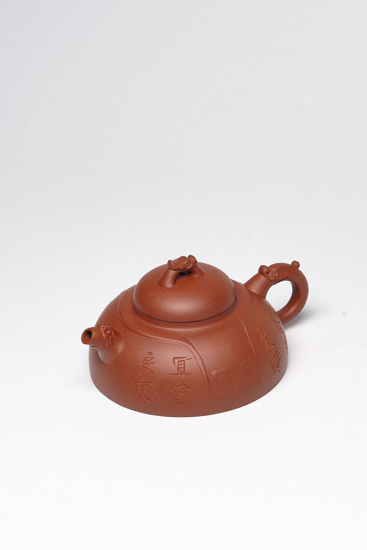 【紫砂臻品·礼藏首选】周建春大师扛鼎之作《龙赢壶》原矿优质底槽清·240cc