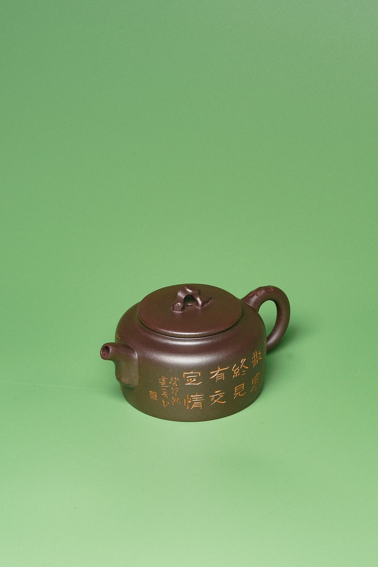 周建春大师扛鼎之作《井栏壶》原矿优质金龙血砂·230cc