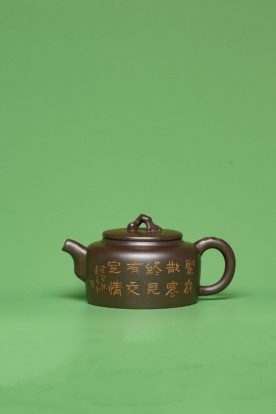 周建春大师扛鼎之作《井栏壶》原矿优质金龙血砂·230cc