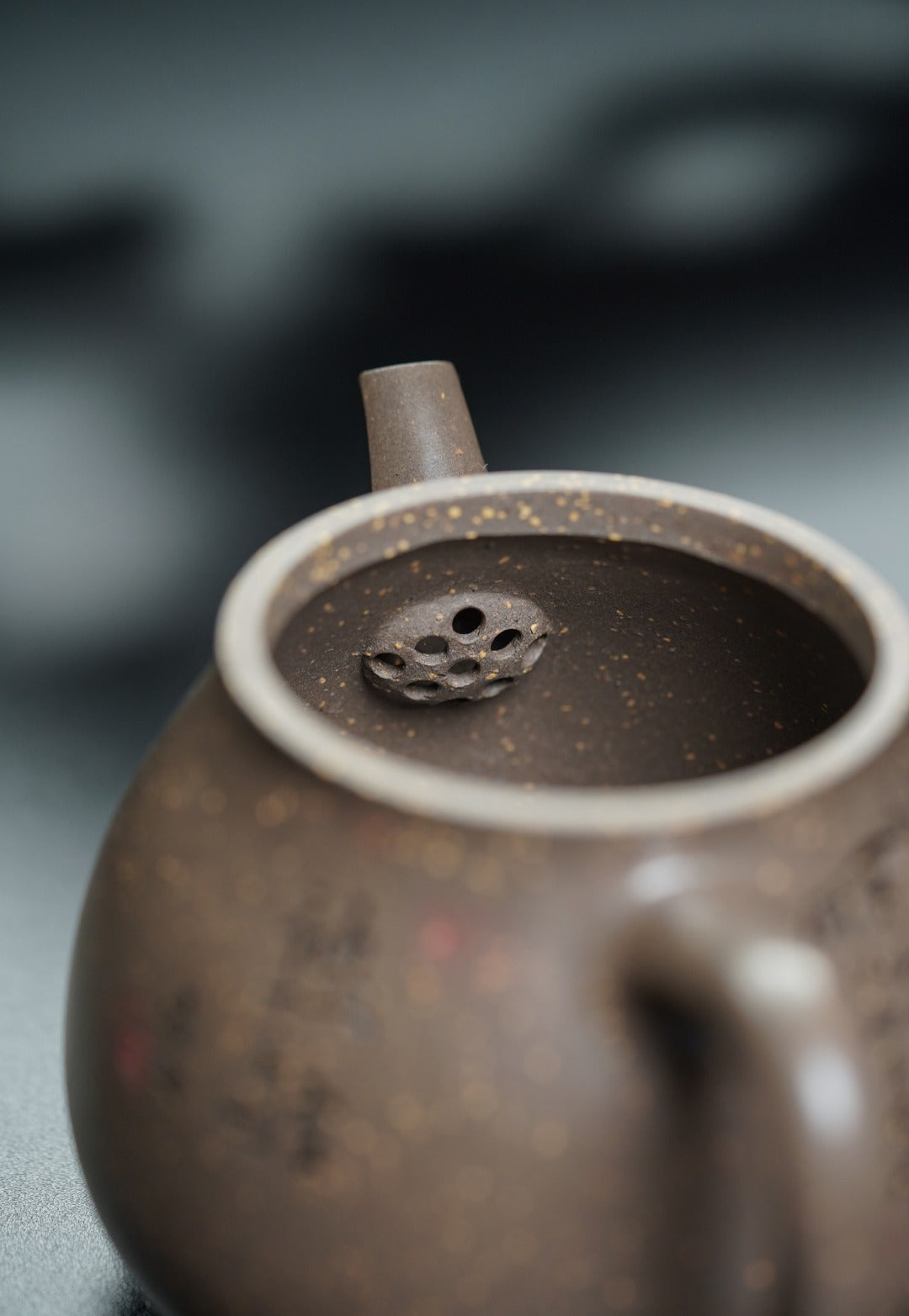 储立之大师｜中国陶瓷艺术终身成就奖获得者｜典藏重器【风竹高石瓢壶】原矿优质沉香砂 300cc