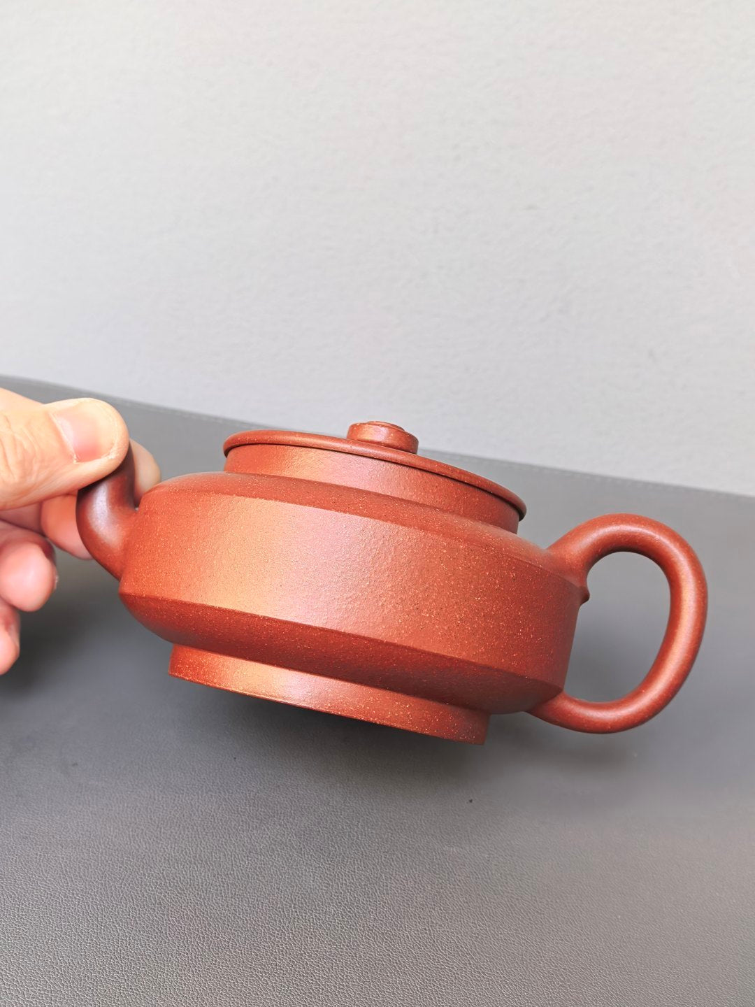 【程辉大师重器】紫砂艺术领军人物·程辉大师《小玉壁》原矿极品红清水·200cc