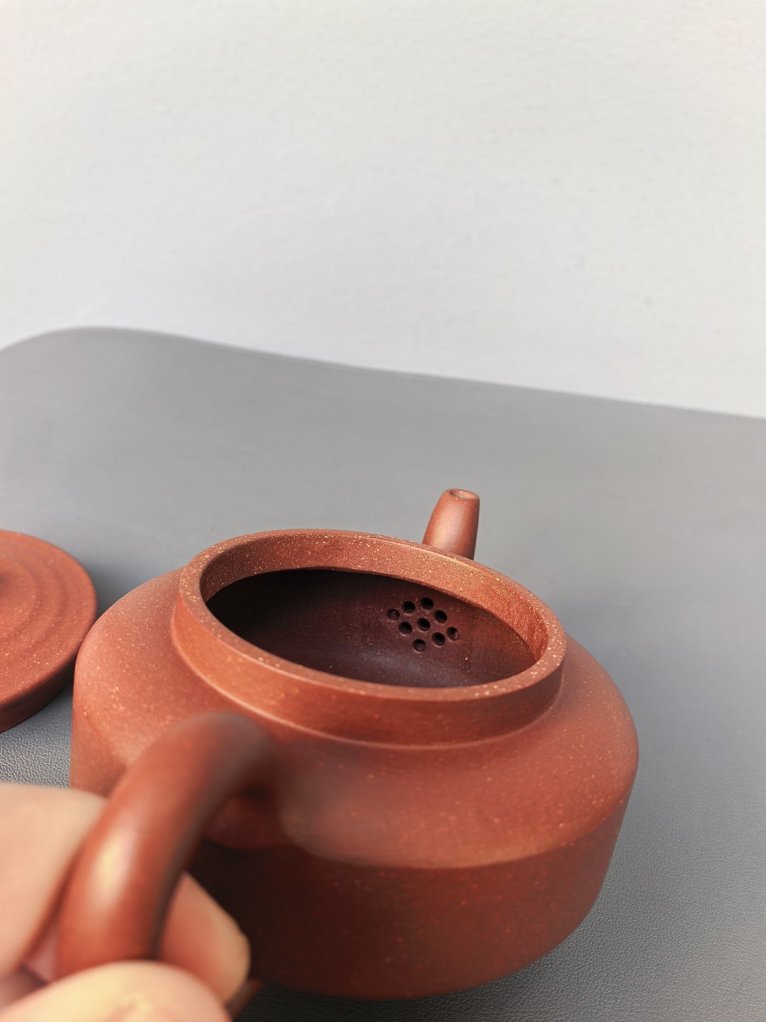 【程辉大师重器】紫砂艺术领军人物·程辉大师《小玉壁》原矿极品红清水·200cc