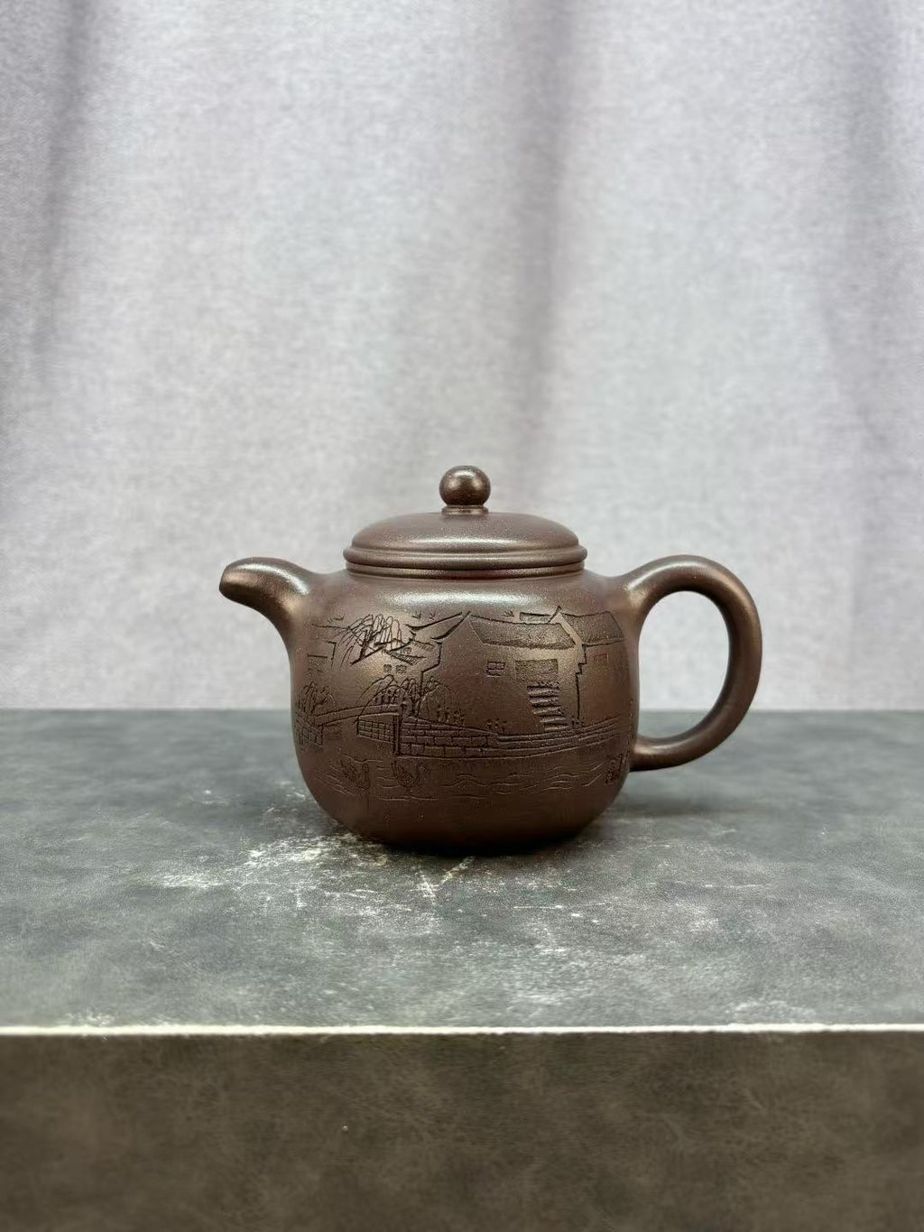 程辉大师佳作福利·紫砂界的功勋级重器《匏尊》原矿极品国标紫泥 300cc