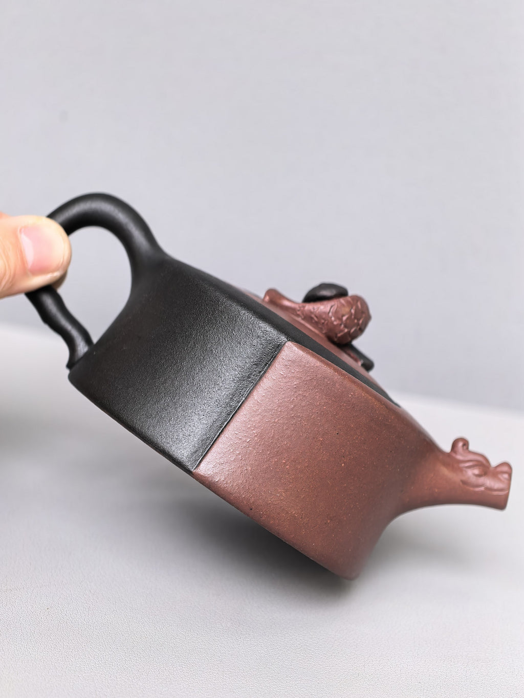 【紫砂巅峰·入册重器】国匠泰斗邱玉林亲制《天道壶》原矿极品底槽清·200cc