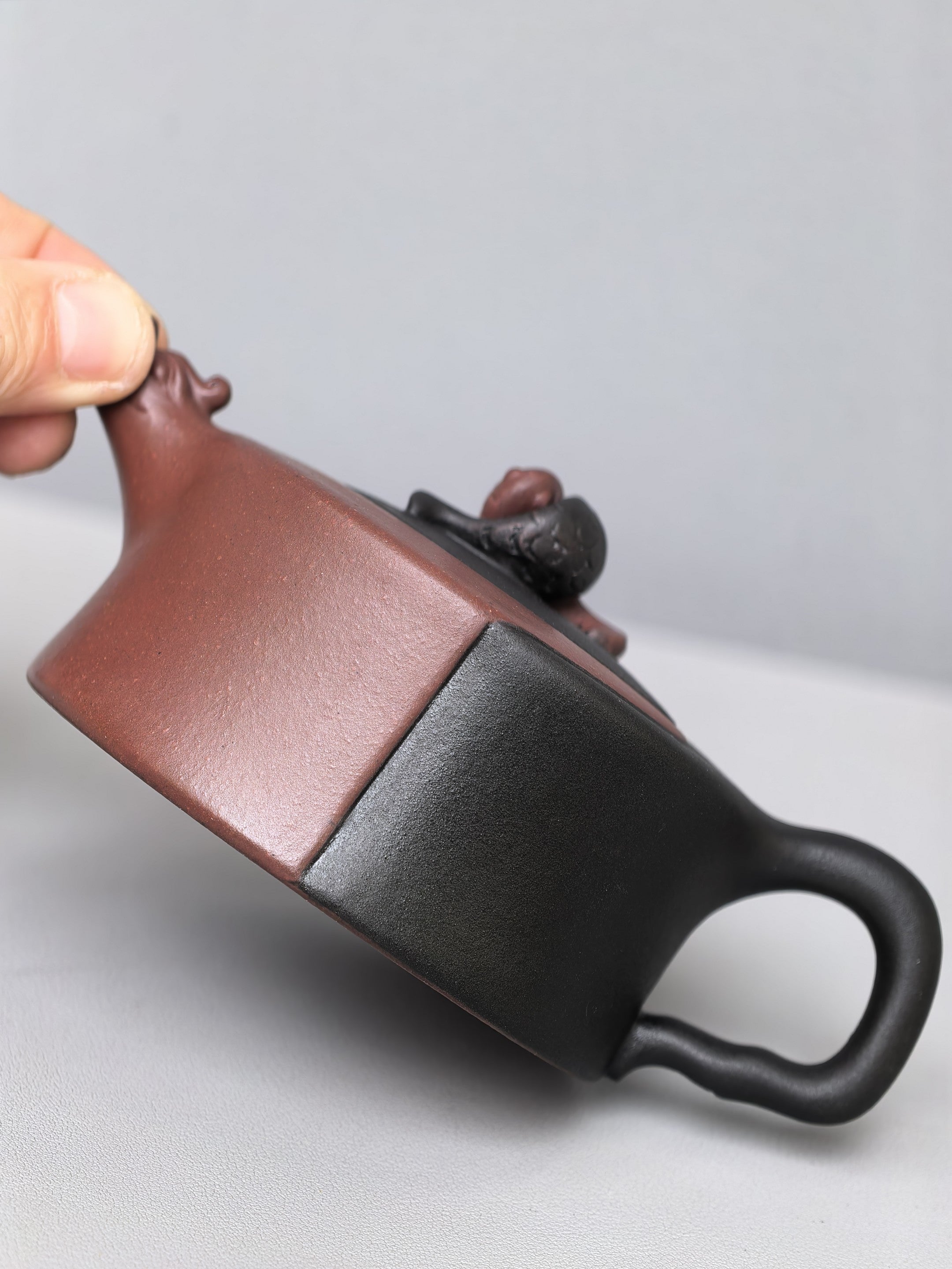 【紫砂巅峰·入册重器】国匠泰斗邱玉林亲制《天道壶》原矿极品底槽清·200cc