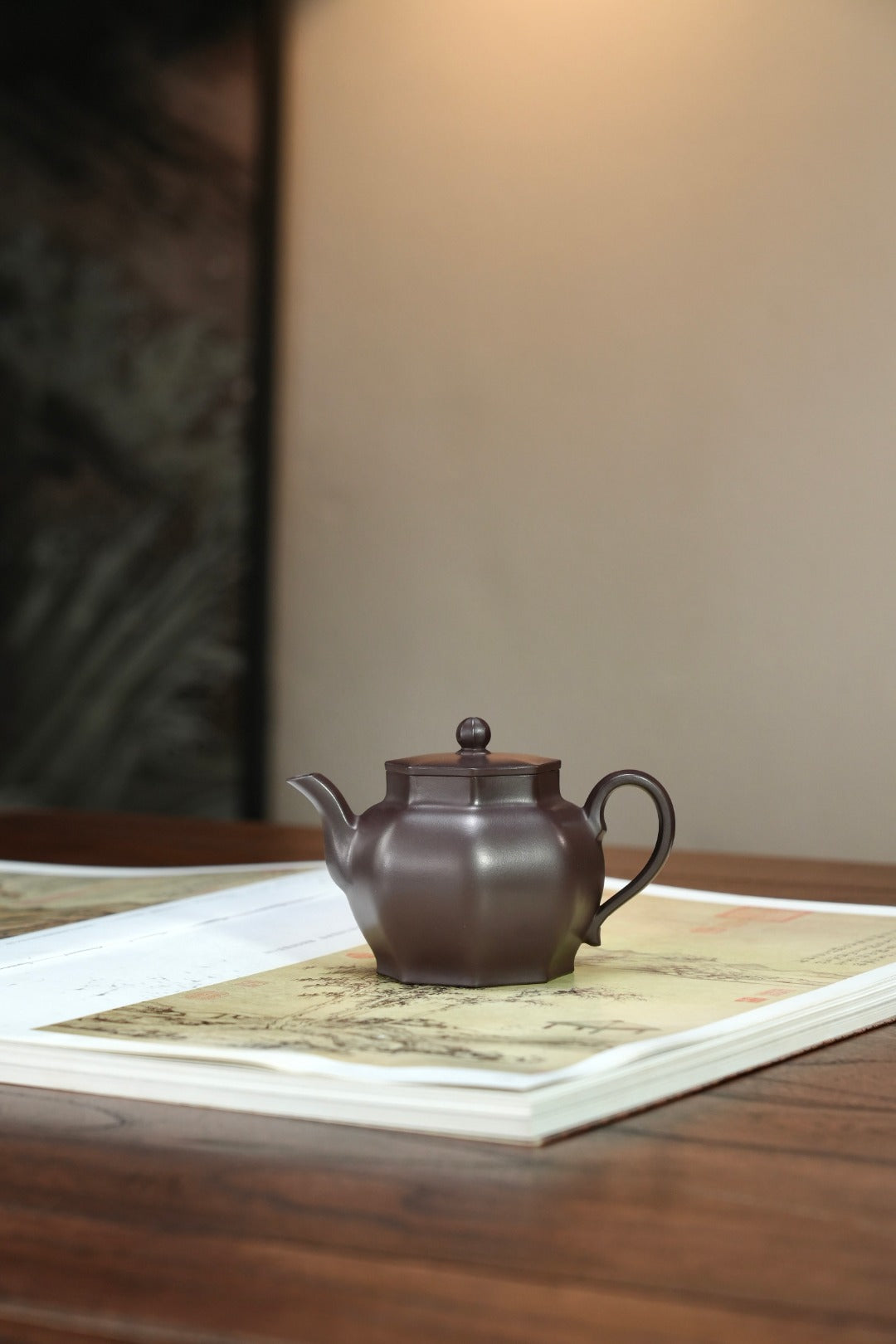 紫砂80后方器巨匠·耿浩巅峰之作·大拍19.8万同款《八銮壶》原矿极品90年代老紫泥·200cc