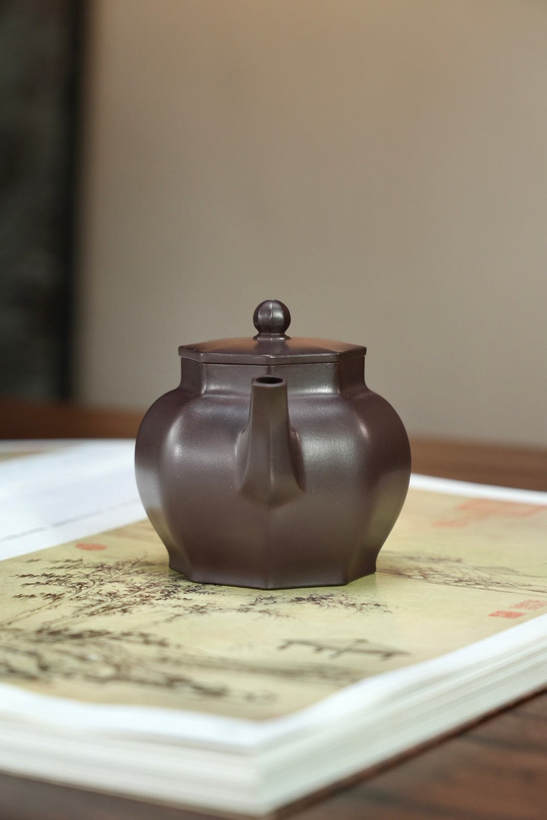 紫砂80后方器巨匠·耿浩巅峰之作·大拍19.8万同款《八銮壶》原矿极品90年代老紫泥·200cc