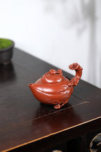 紫砂非遗花器泰斗·蒋蓉唯一嫡传｜蒋艺华亲制巅峰臻品【圣桃壶】紫砂非遗花器泰斗·蒋蓉唯一嫡传｜蒋艺华亲制巅峰臻品【圣桃壶】