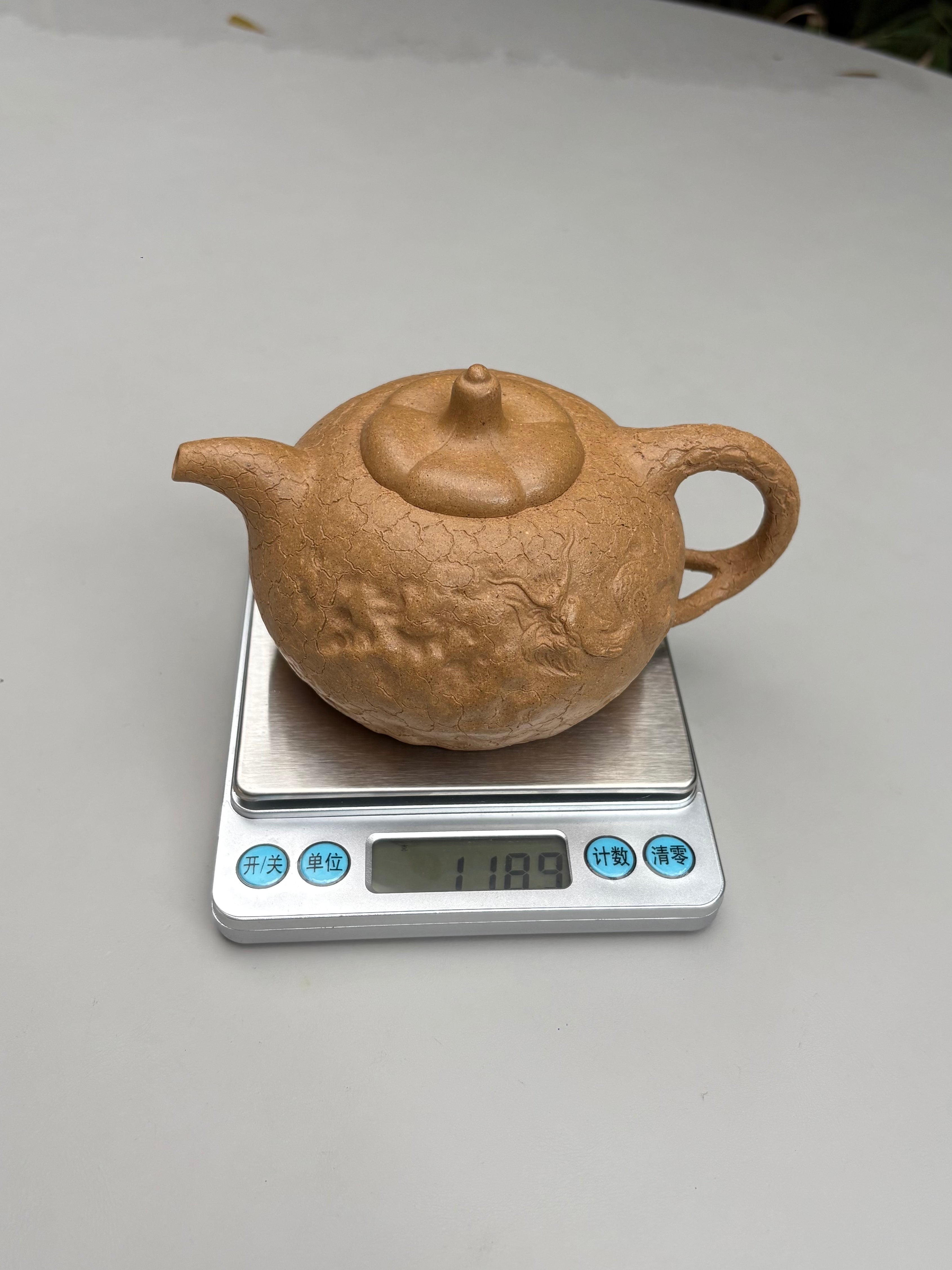 120克左右【耿浩超薄胎·隐龙供春壶】｜同顺号百年传承｜原矿极品老段泥·280cc