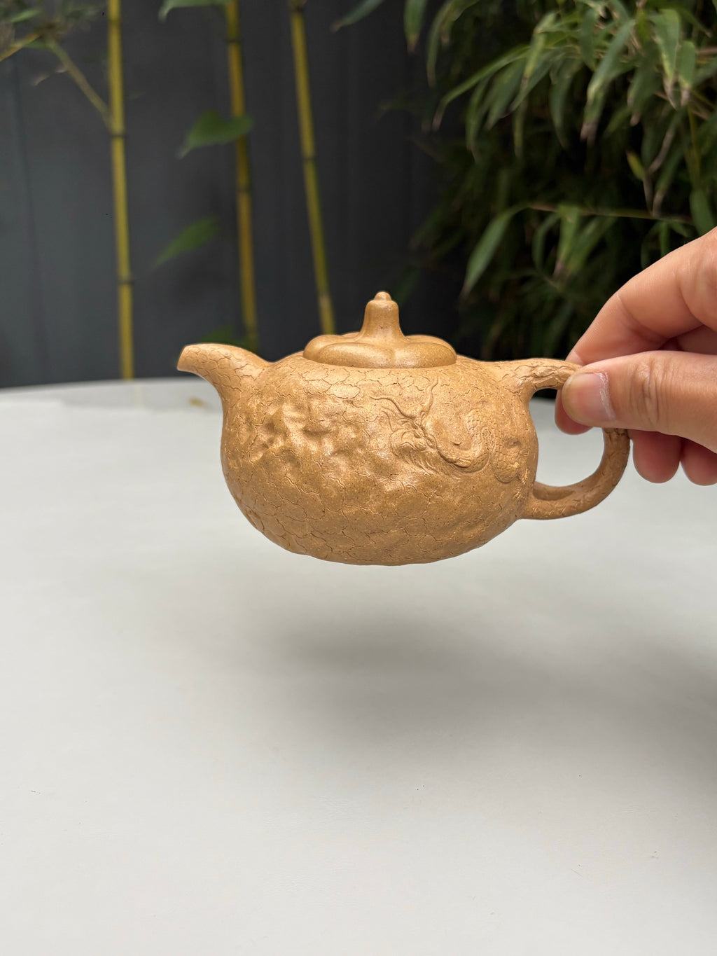 120克左右【耿浩超薄胎·隐龙供春壶】｜同顺号百年传承｜原矿极品老段泥·280cc