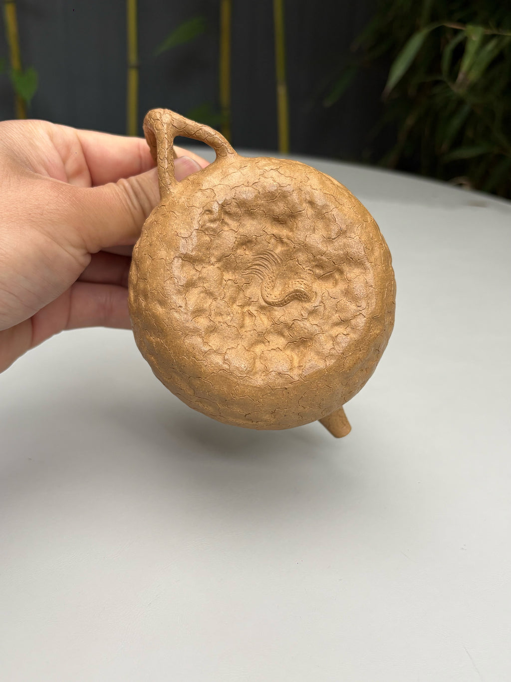 120克左右【耿浩超薄胎·隐龙供春壶】｜同顺号百年传承｜原矿极品老段泥·280cc