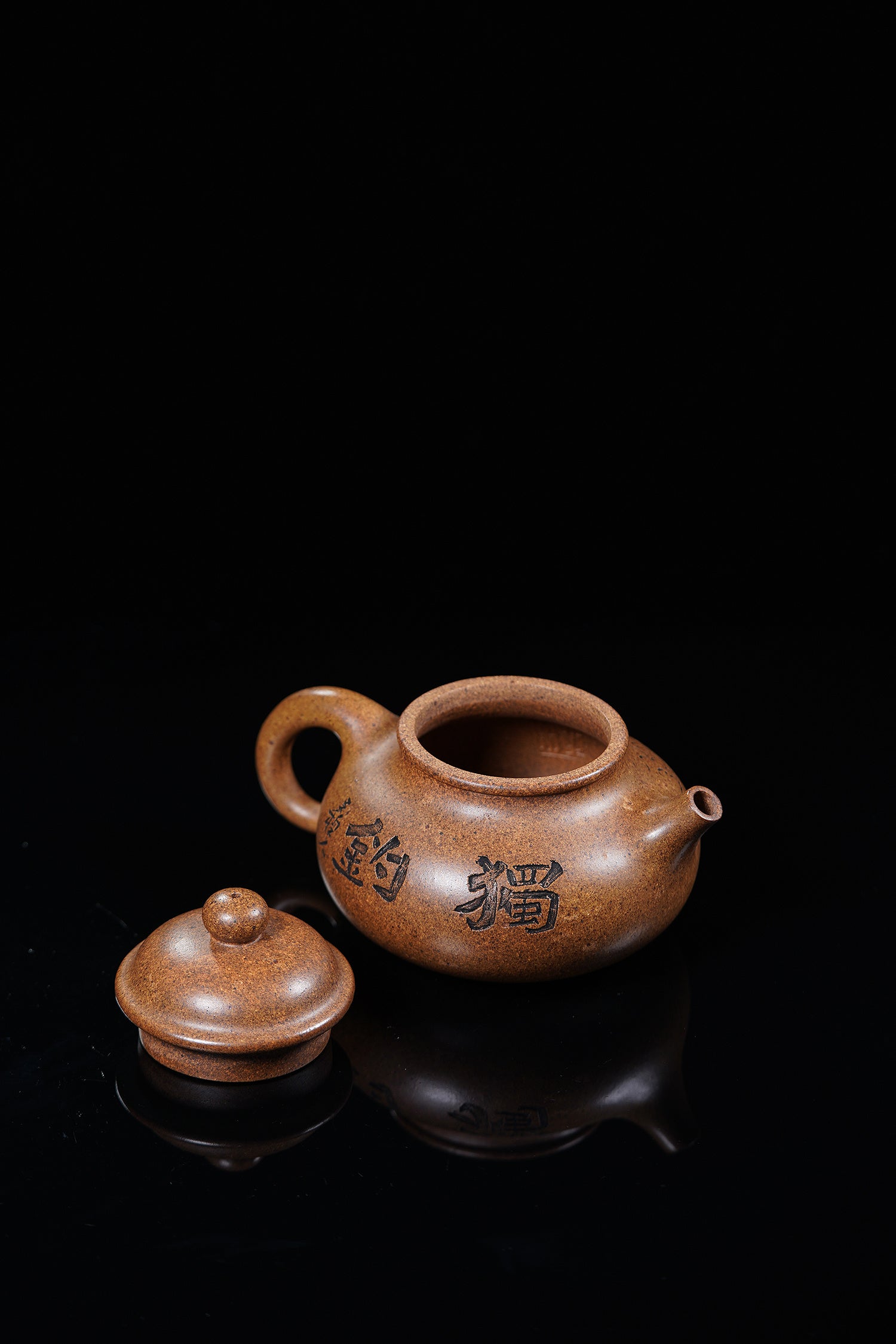 储立之大师｜中国陶瓷艺术终身成就奖获得者｜典藏重器【容天壶】原矿优质古玉金砂·400cc