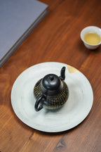 一器藏心经·紫砂纳万福｜郑求标大师｜双心经至尊臻品【思婷壶】原矿极品朱泥还原烧160cc