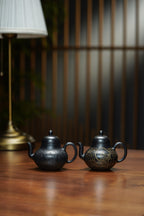 一器藏心经·紫砂纳万福｜郑求标大师｜双心经至尊臻品【思婷壶】原矿极品朱泥还原烧160cc