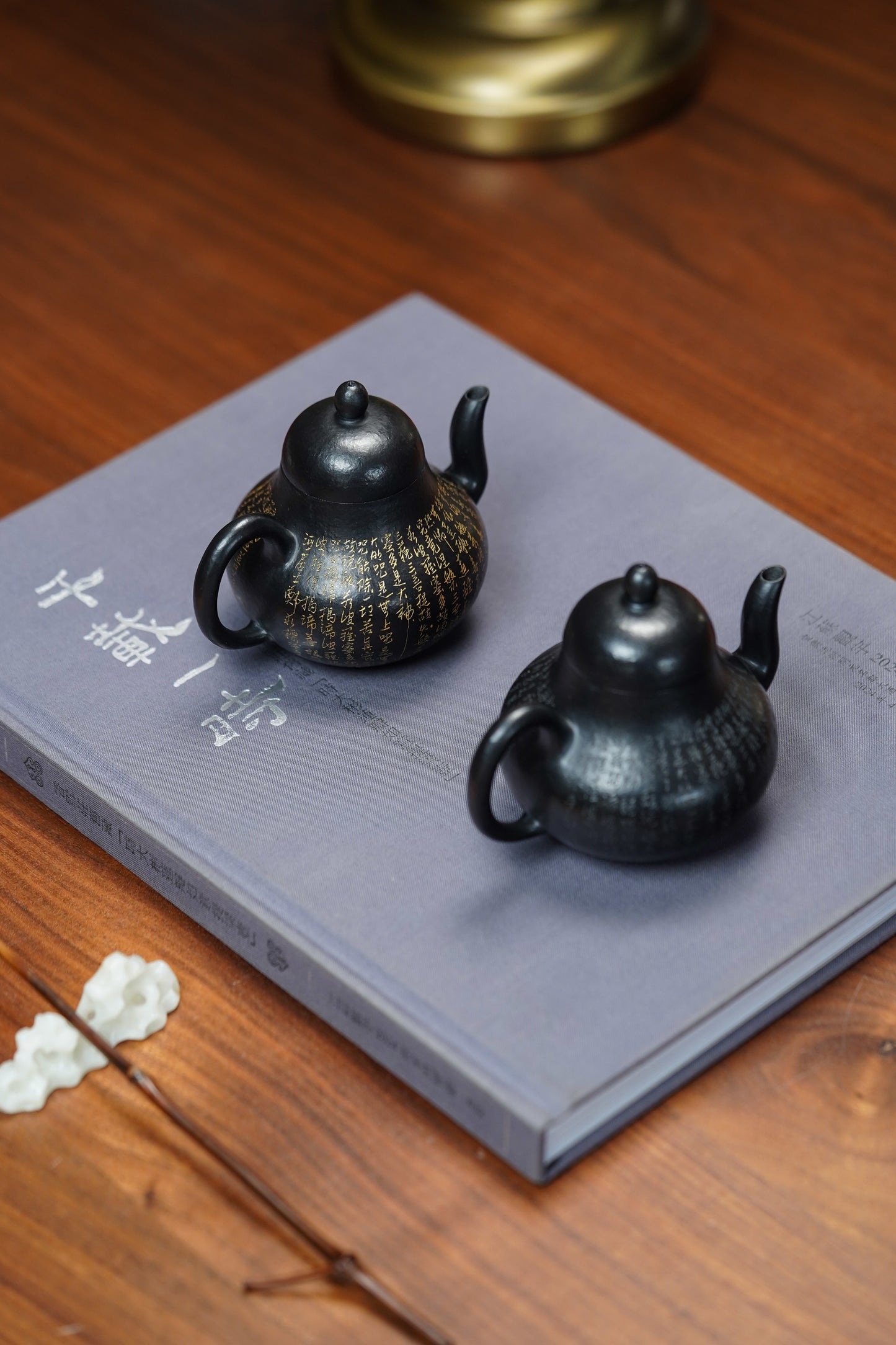 一器藏心经·紫砂纳万福｜郑求标大师｜双心经至尊臻品【思婷壶】原矿极品朱泥还原烧160cc