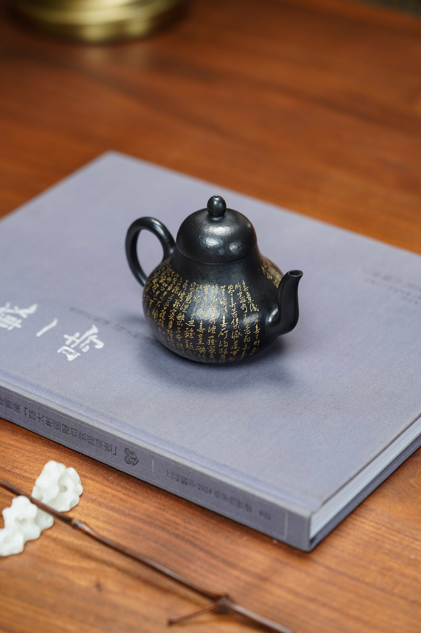 一器藏心经·紫砂纳万福｜郑求标大师｜双心经至尊臻品【思婷壶】原矿极品朱泥还原烧160cc