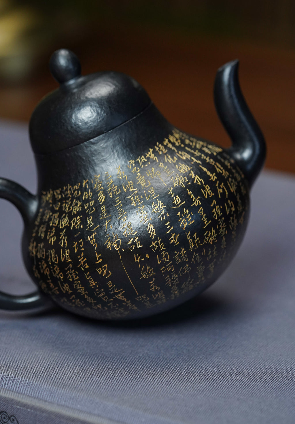 一器藏心经·紫砂纳万福｜郑求标大师｜双心经至尊臻品【思婷壶】原矿极品朱泥还原烧160cc
