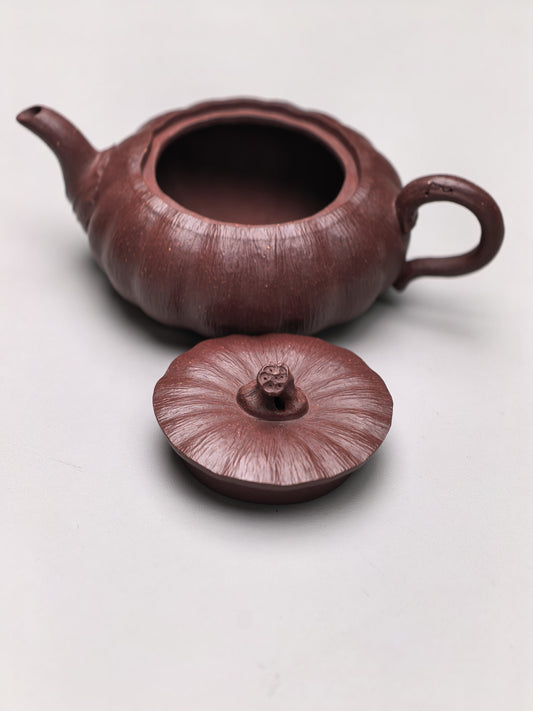 超级小南瓜（双色款）·70CC精品把玩器，内推球孔 原矿老紫泥 手工制作·高端茶客必备