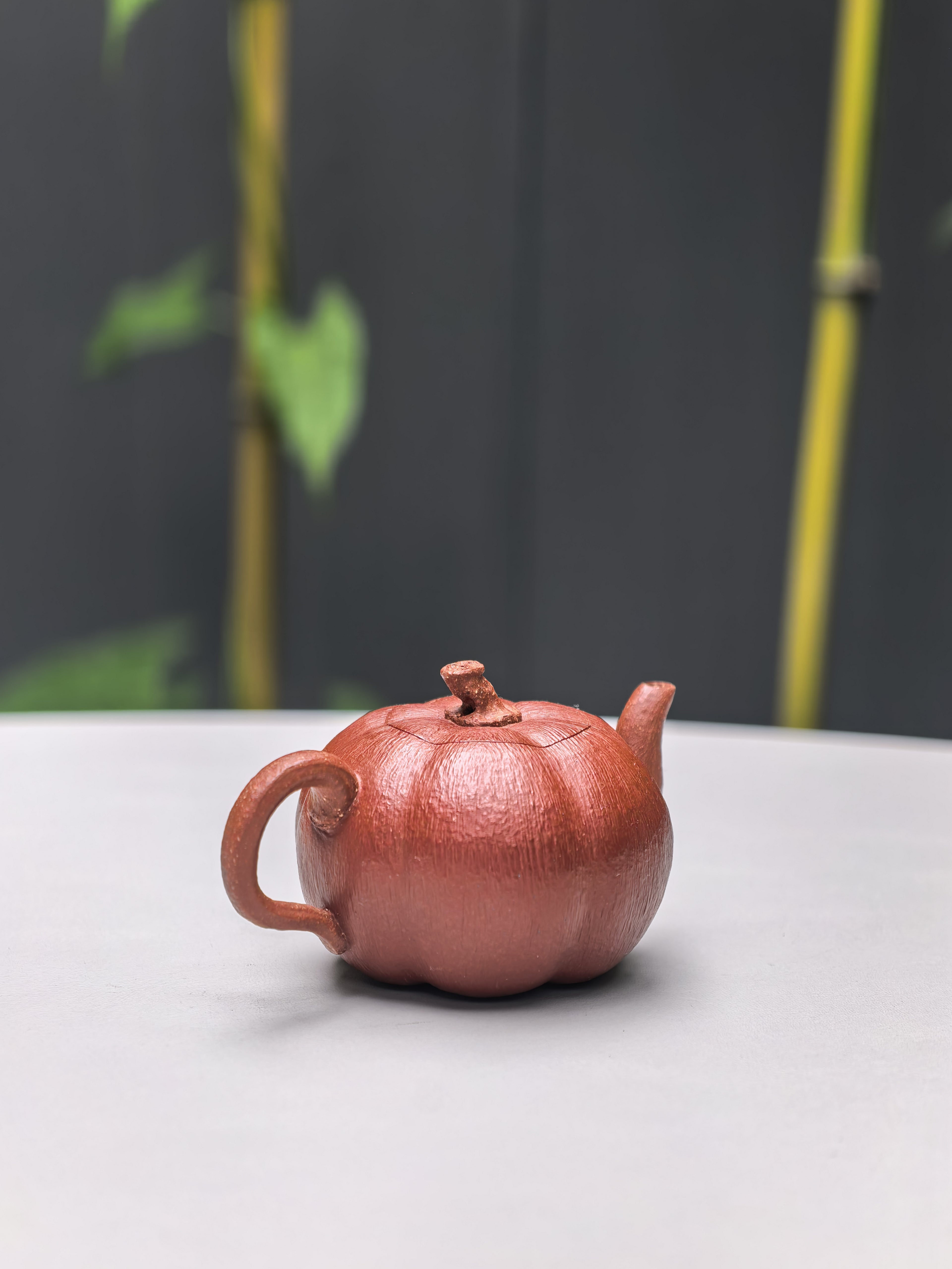 超级小南瓜·60cc 精品把玩 原矿朱泥 肌理细腻 精巧可爱 口盖严实合缝 花器精品