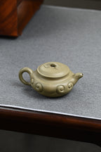 国工·『仿古如意』 豆青段·容量500cc·9孔出水·陈华军（国家级工艺美术师） - ZishaTeapotChina