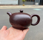 【心经宫灯】套组 泥料：极品紫茄泥 300cc 作者：袁连云、国家工艺美术师