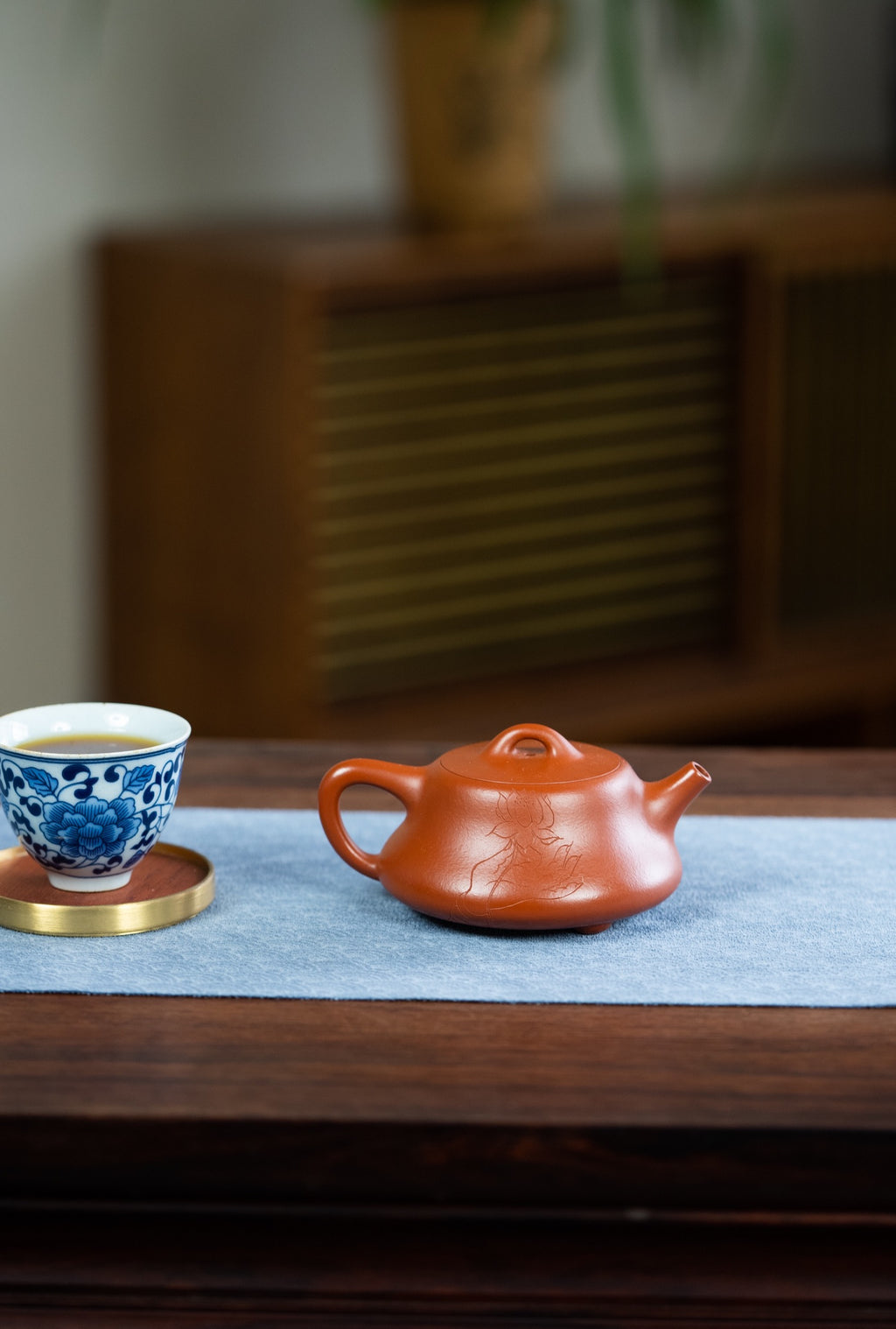 好壶推荐 【壶名】心经亦瓢 【容量】140cc 【泥料】原矿大红袍 【作者】周良红（国家级工艺美术师）