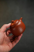 小匏尊·把玩器·135cc 原矿顶级30目朱泥料 水色润泽 手刻“小楷”般若心经