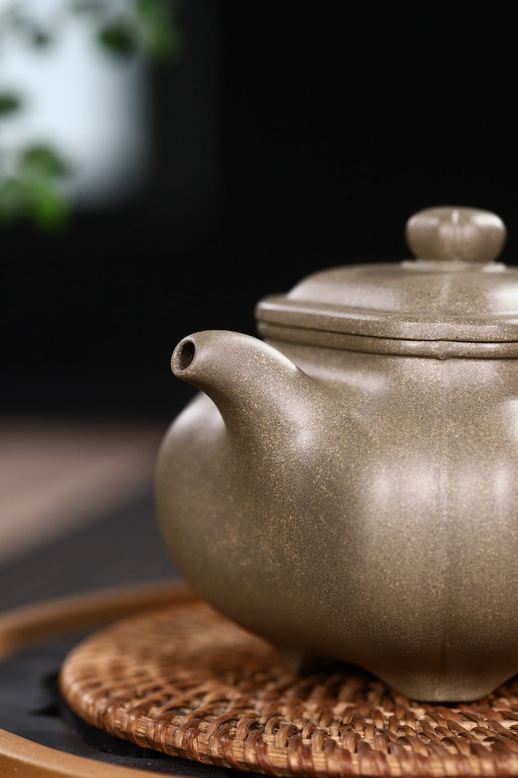 双高工合作高难度筋纹器【抽角传炉】造型敦厚稳重 壶身微雕篆刻《心经》独具一格