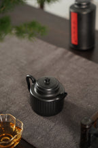 心经剑流高德钟·焐灰款 原矿小煤窑朱泥·180CC 壶身通刻心经更添老味