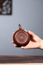 沉香黑星砂新品【心经西施】经典而又圆润 微雕高难度刻绘心经，240cc禅茶一味
