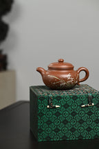 高工· 『仿古』 文革老紫泥·容量400cc·11孔出水·内推·秦国萍（国家级高级工艺美术师）