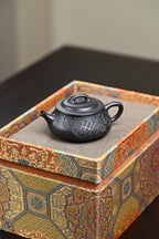 高工· 『隐瓢』 石黄·容量150cc·7孔出水·内推·秦国萍（国家级高级工艺美术师）