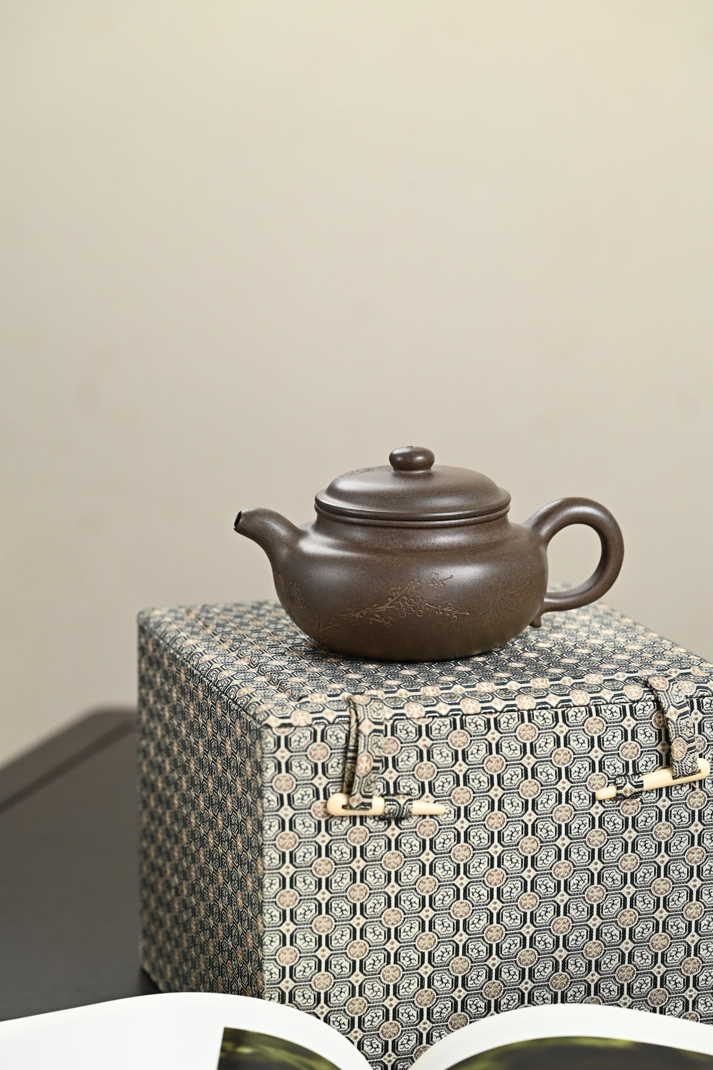 高工· 『仿古』 底槽清·柴烧·容量350cc·14孔出水·秦国萍（国家级高级工艺美术师）