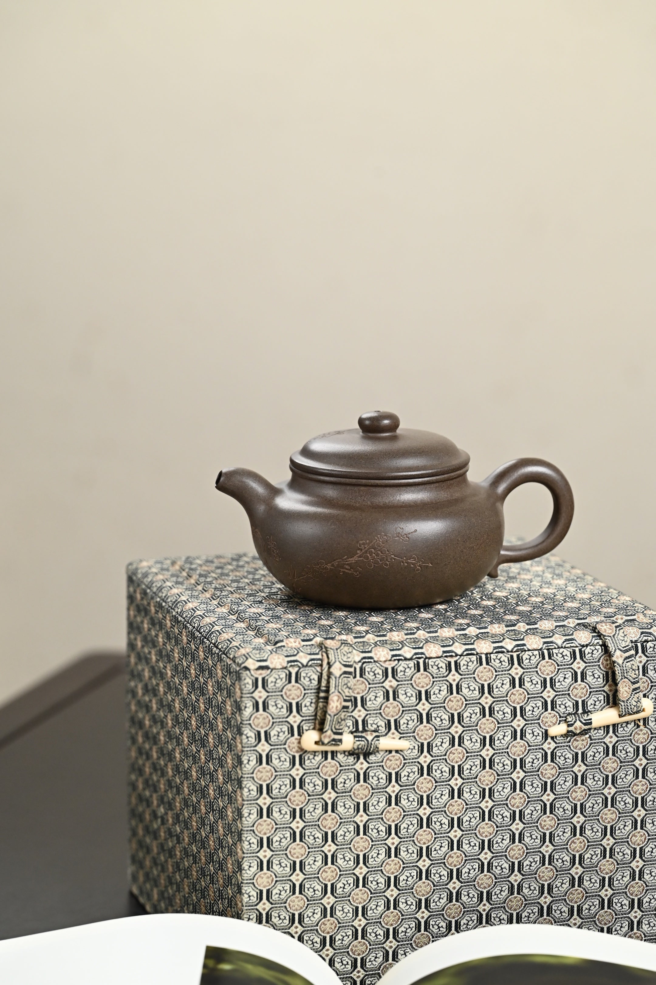 高工· 『仿古』 底槽清·柴烧·容量350cc·14孔出水·秦国萍（国家级高级工艺美术师）
