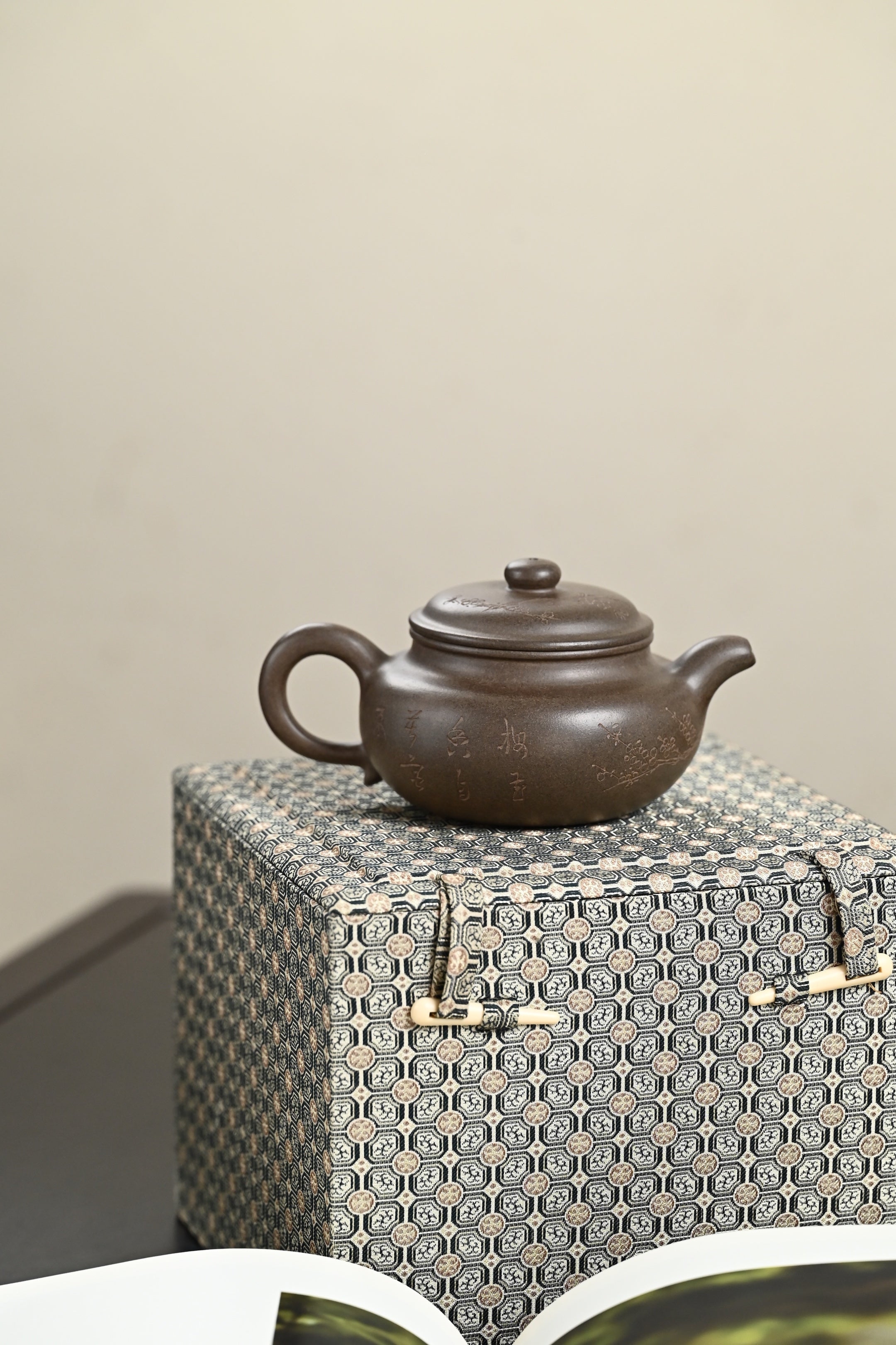 高工· 『仿古』 底槽清·柴烧·容量350cc·14孔出水·秦国萍（国家级高级工艺美术师）