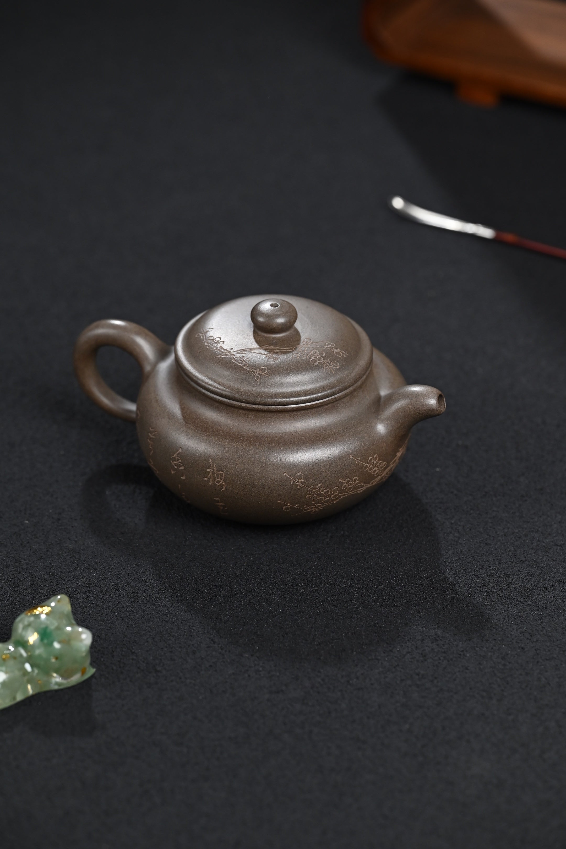 高工· 『仿古』 底槽清·柴烧·容量350cc·14孔出水·秦国萍（国家级高级工艺美术师）