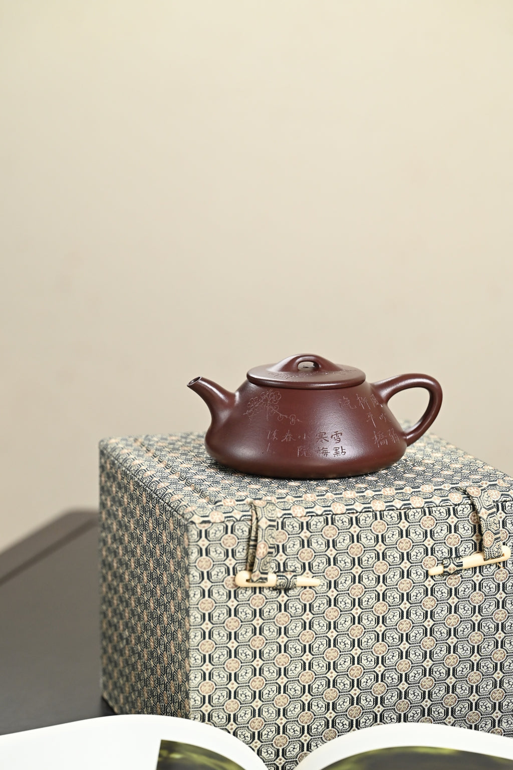 高工· 『纳瓢』 一厂老紫泥·容量300cc·14孔出水·内推·秦国萍（国家级高级工艺美术师）