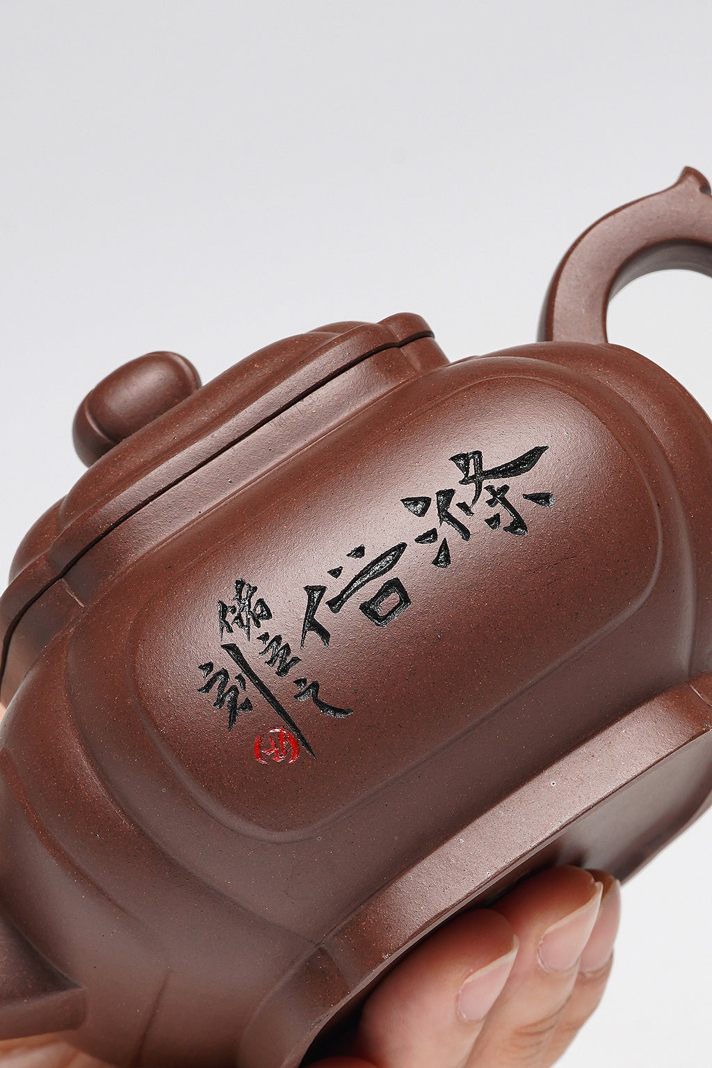 储立之大师｜中国陶瓷艺术终身成就奖获得者｜典藏重器【四方扁灯壶】原矿优质·老紫泥·340cc