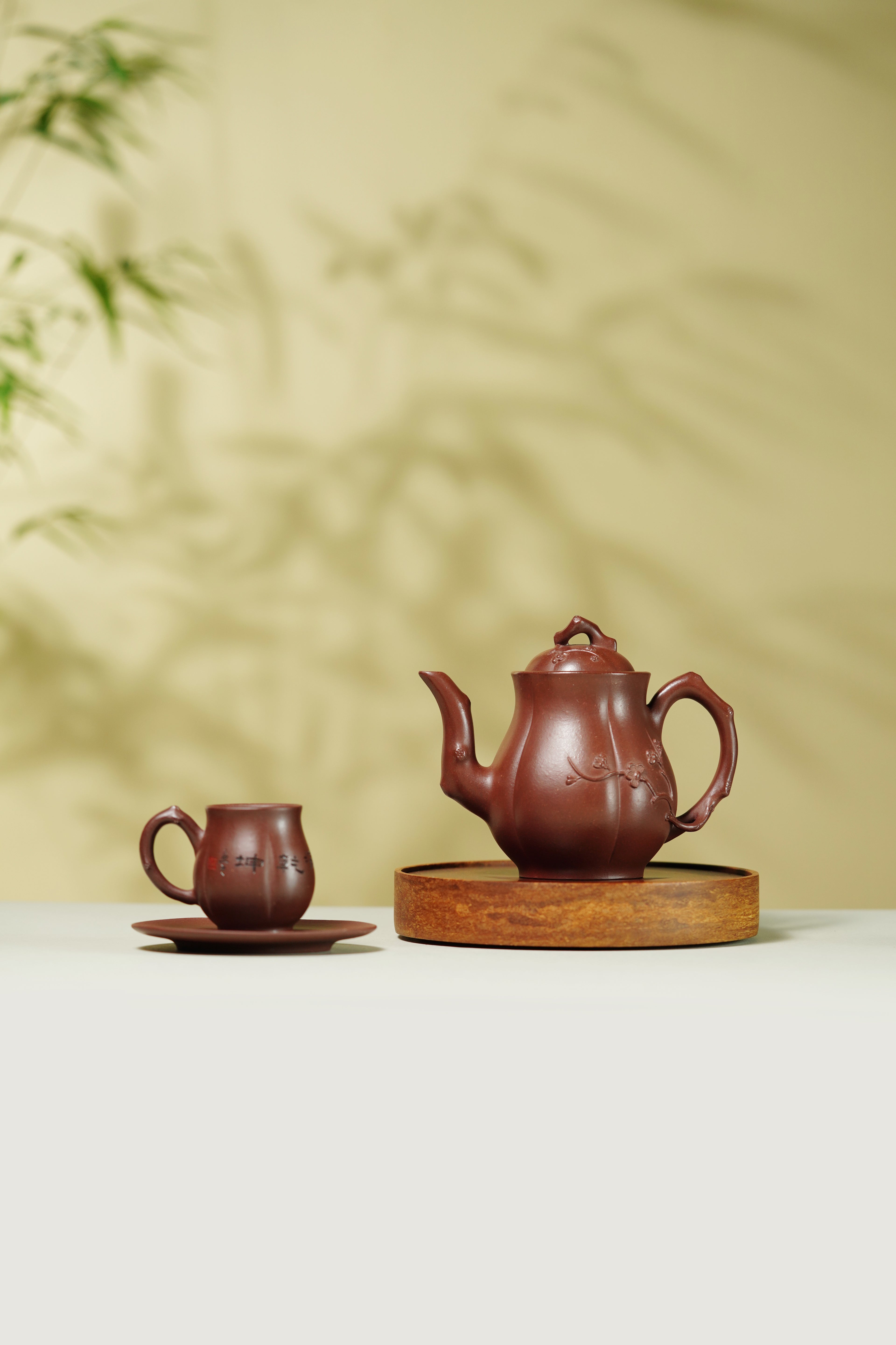 储立之大师｜中国陶瓷艺术终身成就奖获得者｜典藏重器【梅瓶套组】原矿优质·紫泥·280cc