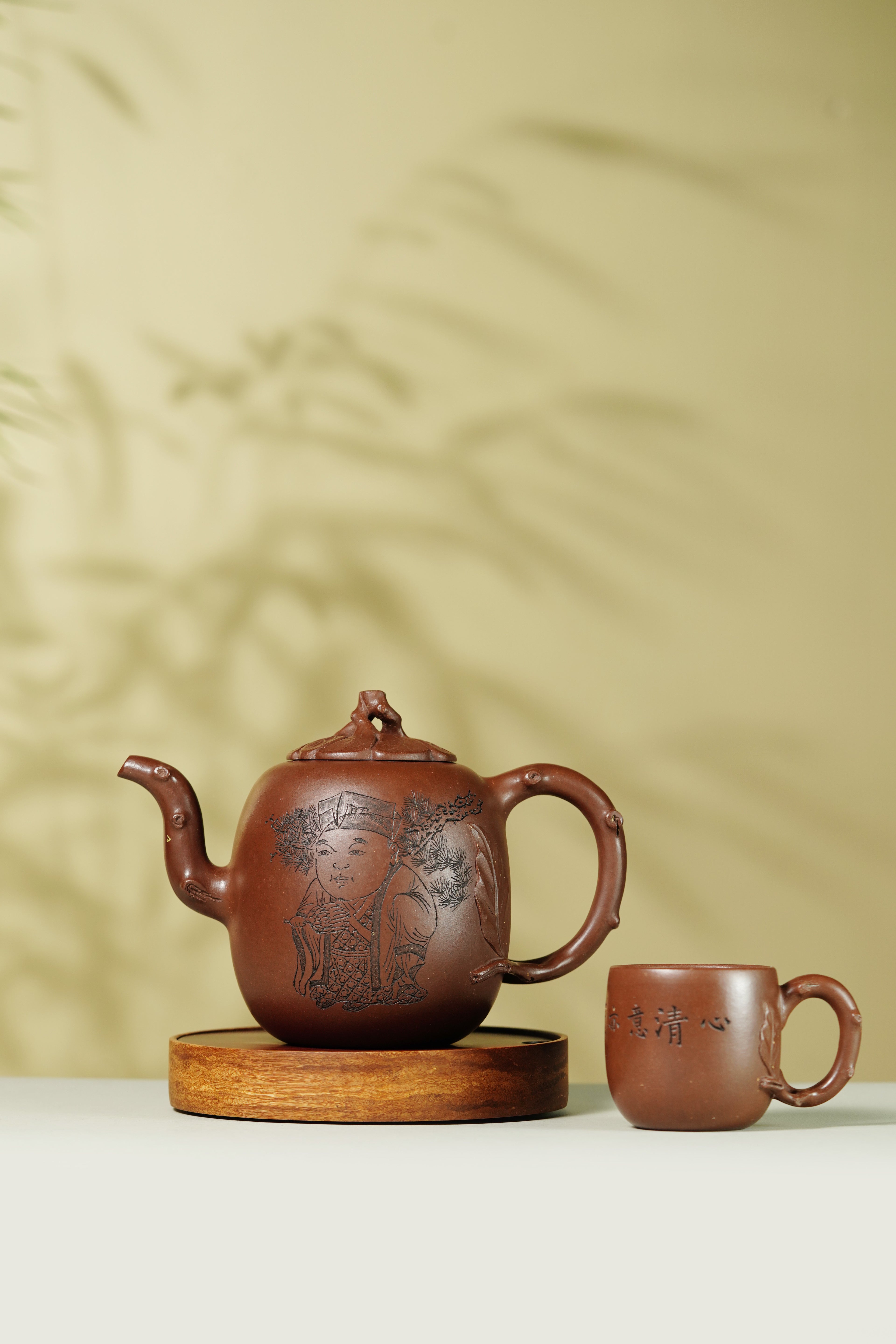 储立之大师｜中国陶瓷艺术终身成就奖获得者｜典藏重器【木瓜套组】原矿优质·紫泥·780cc