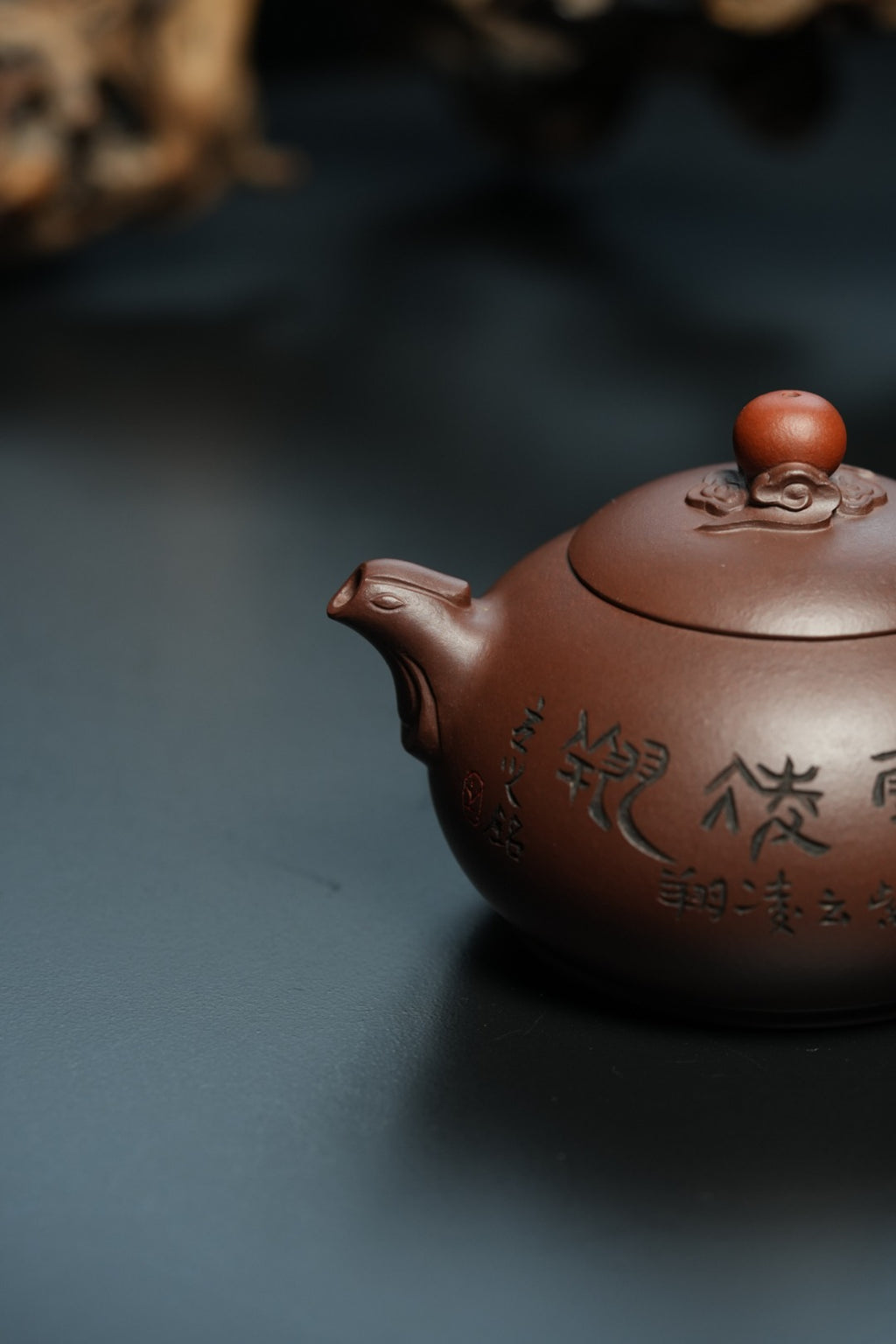 储立之大师｜中国陶瓷艺术终身成就奖获得者｜典藏重器【龙凤对壶·紫云凌祥】原矿优质紫泥·300cc