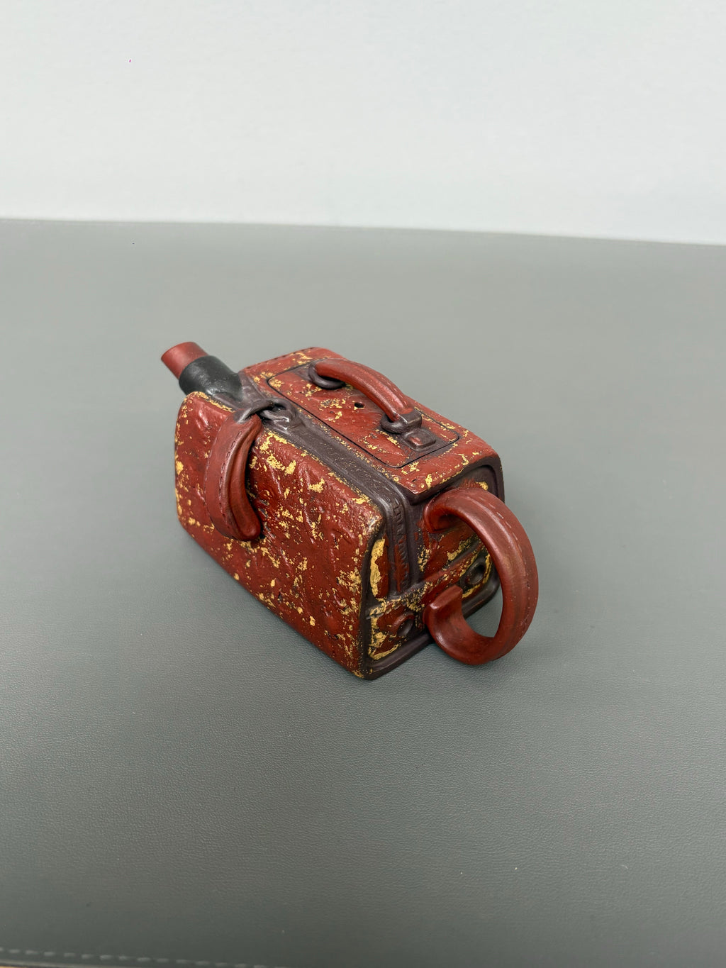 范泽锋大师高徒·省大师邱爽紫砂潜力重器【爱马仕壶】原矿优质老紫泥·160cc