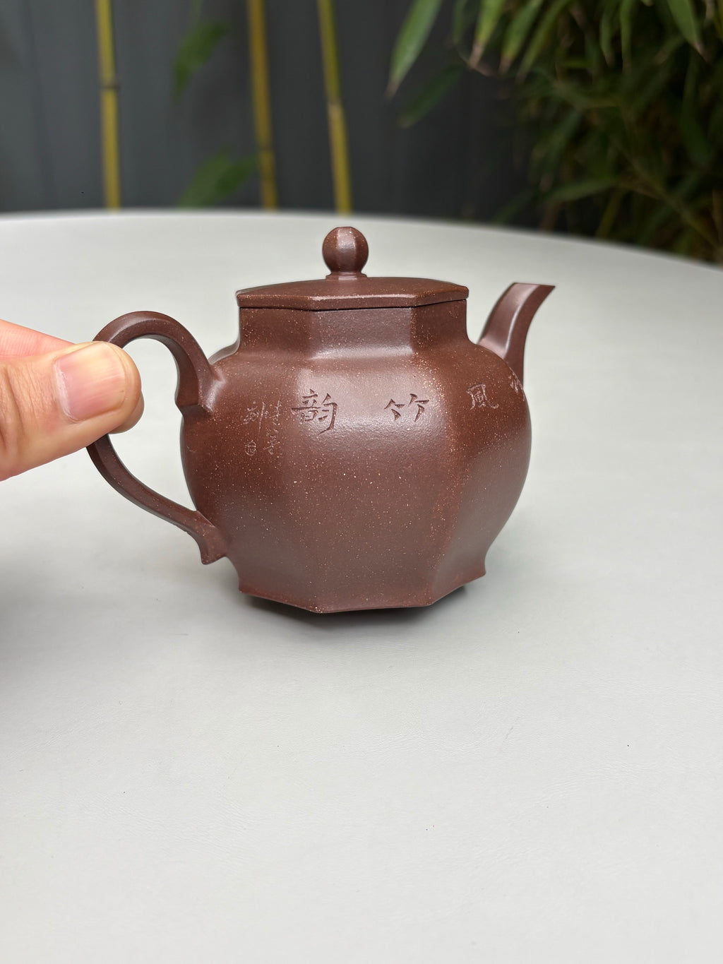 紫砂80后方器巨匠·耿浩巅峰之作《八銮壶》原矿极品羊角山紫泥·200cc