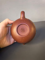 储立之大师｜中国陶瓷艺术终身成就奖获得者｜典藏重器【矮文旦壶】原矿优质紫泥·260cc