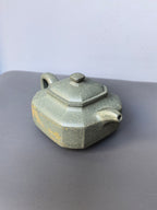 储立之大师｜中国陶瓷艺术终身成就奖获得者｜典藏重器【宝鼎八方壶】原矿优质雪花绿泥·480cc