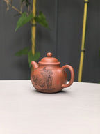 中华神刀·刻绘巅峰 杨喜雨大师陶刻巅峰臻品《掇球壶》原矿极品底槽清·180cc