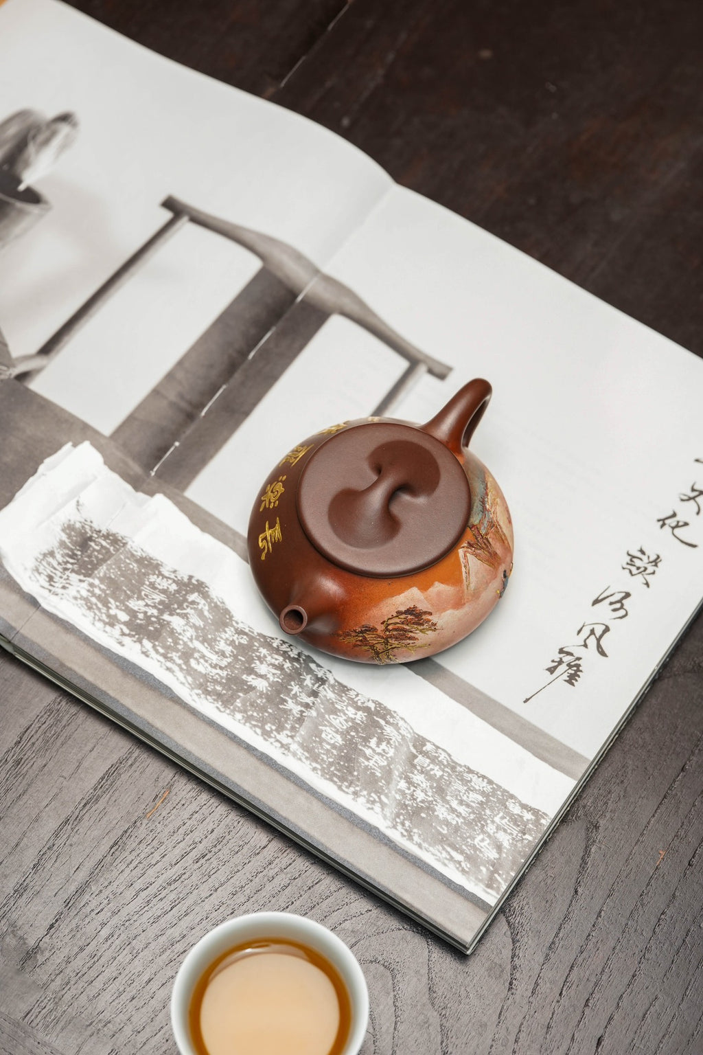 【双泰斗合璧·紫砂史巅峰】紫砂界天花板｜何光宏·邱玉林双宗师联袂创作《光明石瓢壶》